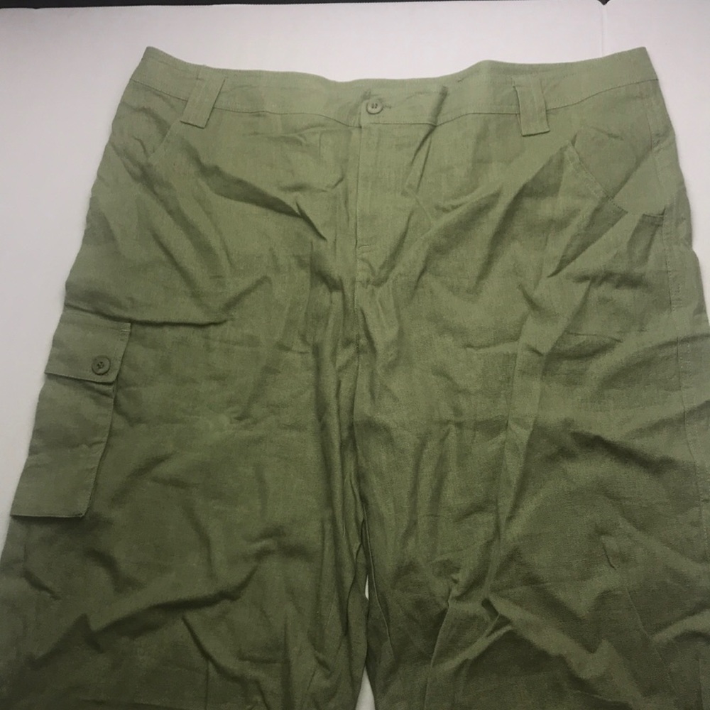 NWOT Chadwicks Capri Linen Pants size 18